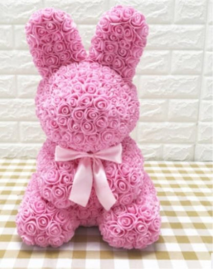 Artificial Rose Bunny Valentines Day Gift